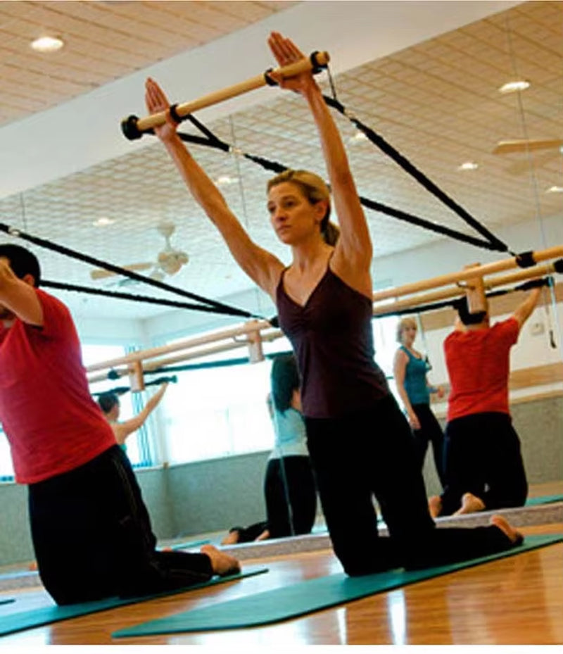 Pilates Stick Yoga Pilates Bar Barre Basic Kit Exercise Resistance Bands
