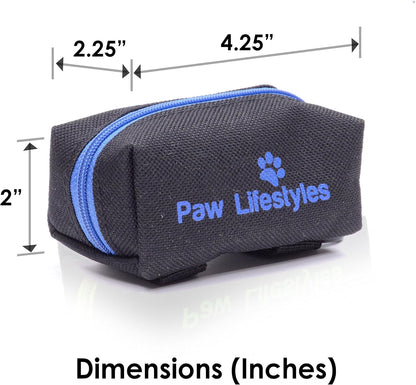 Dog Poop Bag Holder Leash Attachment - Fits Any Dog Leash - Includes Free Roll of Dog Bags – Poop Bag Dispenser