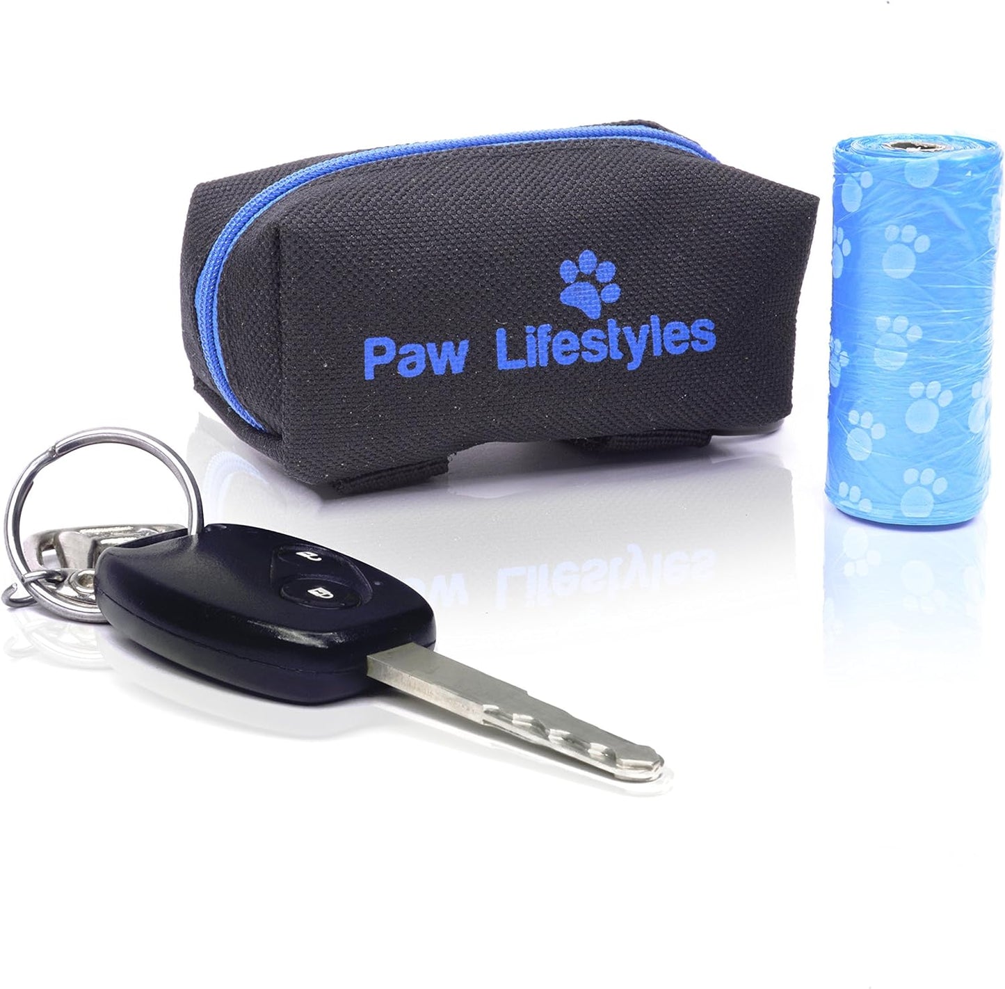 Dog Poop Bag Holder Leash Attachment - Fits Any Dog Leash - Includes Free Roll of Dog Bags – Poop Bag Dispenser