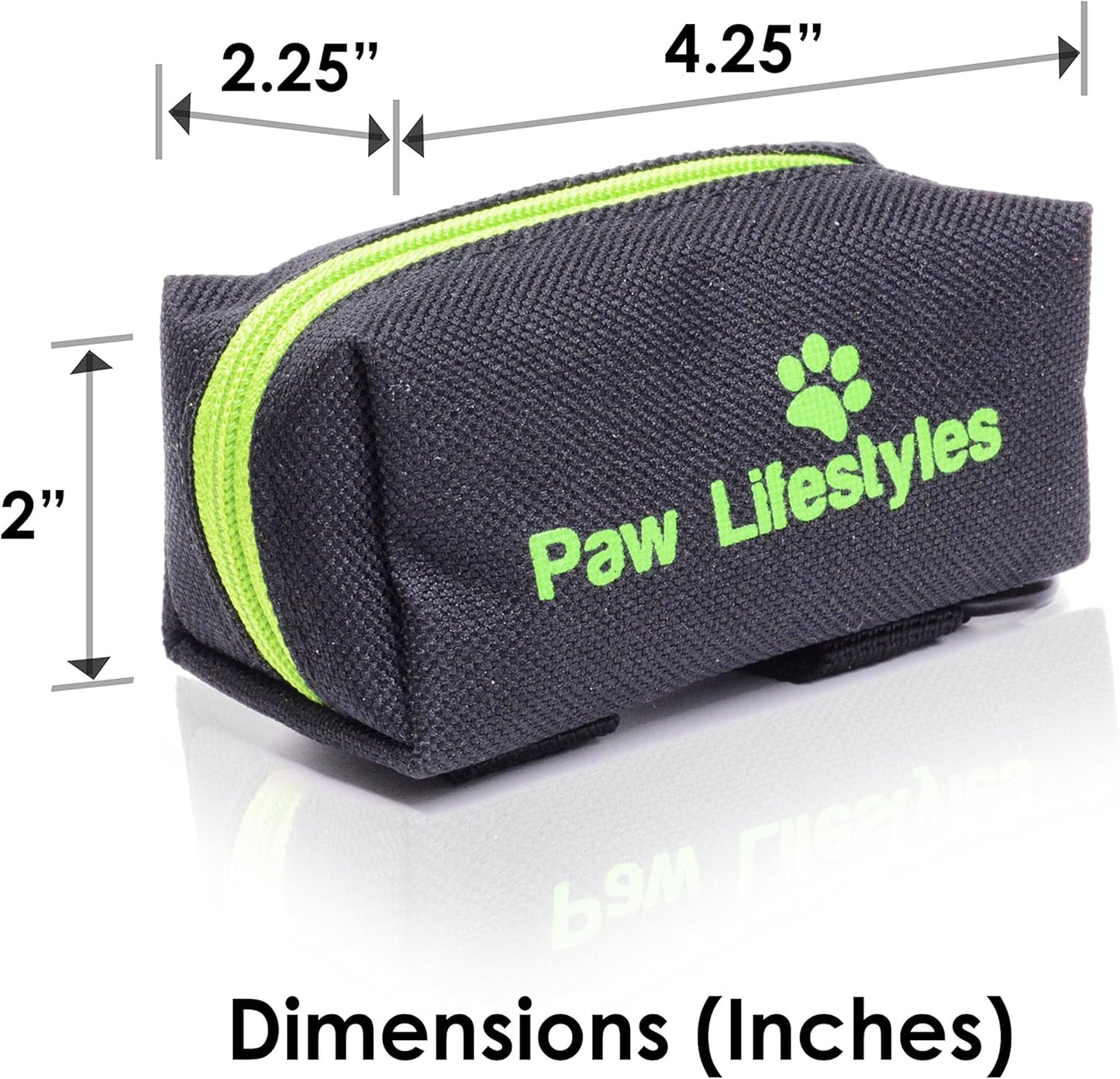 Dog Poop Bag Holder Leash Attachment - Fits Any Dog Leash - Includes Free Roll of Dog Bags – Poop Bag Dispenser