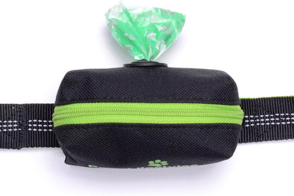 Dog Poop Bag Holder Leash Attachment - Fits Any Dog Leash - Includes Free Roll of Dog Bags – Poop Bag Dispenser